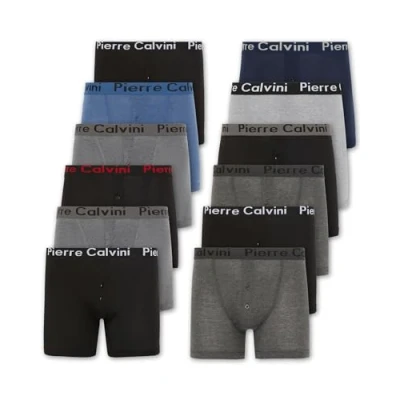 Afbeelding van FM London Heren knoop Fly Boxer Shorts (Pack van 12), Multi kleuren, XL