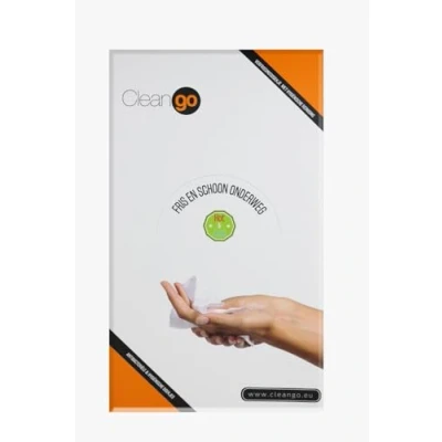 Afbeelding van Clean Go vochtige doekjes zonder alcohol antibacterieel 60 stuks