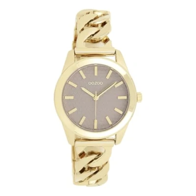 Afbeelding van OOZOO Timepieces goudkleurige horloge met petit schakelarmband C11420