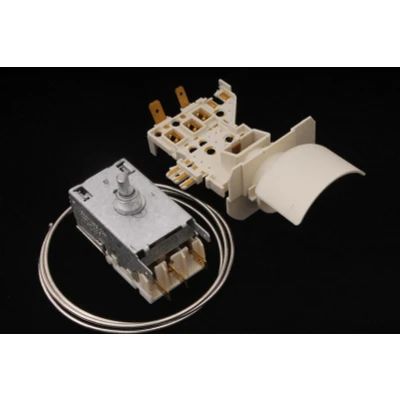 Afbeelding van Whirlpool Indesit 484000008565 thermostaat C00384683 set lamp houder invensy