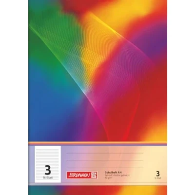 Afbeelding van Brunnen Schoolschrift A4 (16 vellen, gelinieerd, liniatuur 3, klasse 3