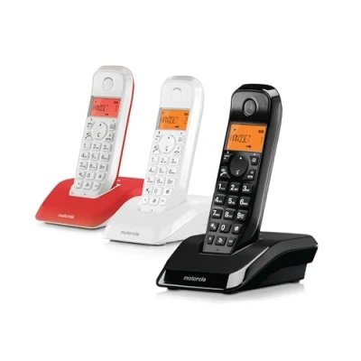 Afbeelding van Draadloze telefoon Motorola S12 TRIO MIX (3 Pcs) Multicolour