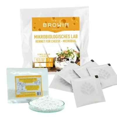 Afbeelding van kaasstremsel 5x1 g microbieel stremselpoeder