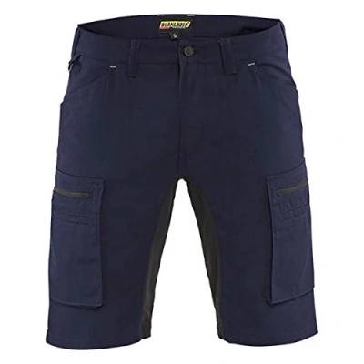 Afbeelding van Blaklader Dames Service Short met stretch 7149 1845 Donker marineblauw/Zwart C44