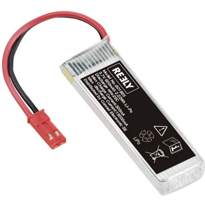 Afbeelding van Reely LiPo accupack 3.7 V 600 mAh Aantal cellen: 1 25 C Softcase BEC