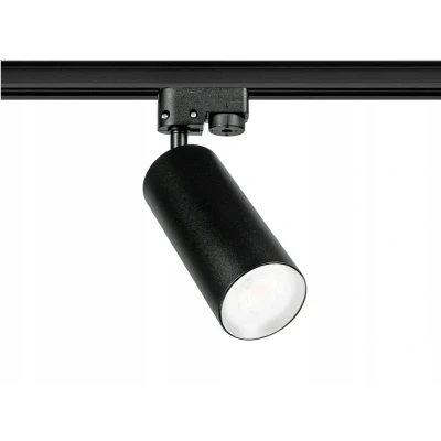 Afbeelding van LED tracklight Railspot 1 fase GU10 fitting 60mm Zwart