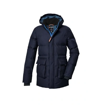 Afbeelding van killtec jongens Gewatteerde parka/parka met capuchon KOW 375 BYS QLTD PRK, dunkelnavy, 140, 42168 000