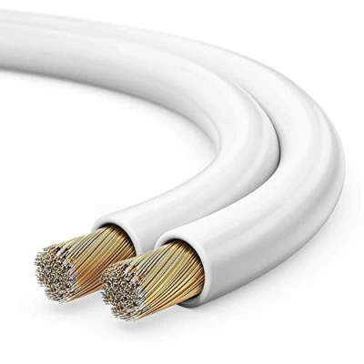 Afbeelding van Sonero® CCA luidsprekerkabel/boxkabel, 20 meter, 2x2,50mm², kleur: wit