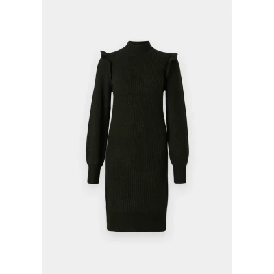 Afbeelding van Object Objmalena Ruffle Dress Gebreide jurk Duffel bag, Dames, Maat: 40, bag