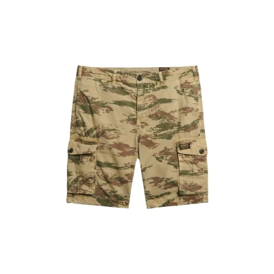 Afbeelding van Superdry Parachute Light Shorts, Heren, Maat: 32, Lizard camo desert