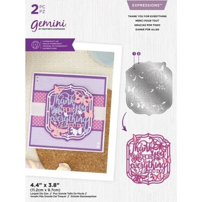 Afbeelding van Gemini Expressions Image Sentiment snijmal Thank You for Everything