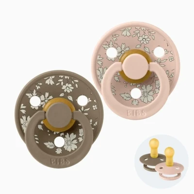 Afbeelding van Bibs x Liberty Capel Blush Mix 0 6 mnd 2 Stuks Fopspeen 11010101
