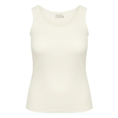 Afbeelding van Kaffe Curve Carina TANK Top, Dames, Maat: 42/44, Chalk