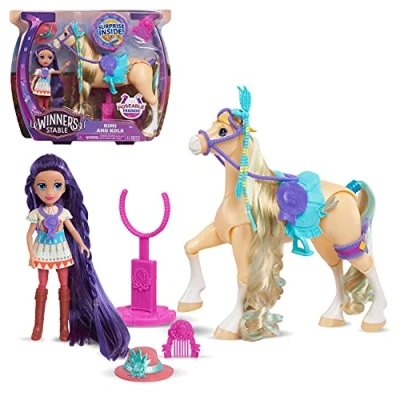 Afbeelding van JP Winner&#039;s Stable WNN00200 Doll and Horse Kimi en Kola, Multi Colour