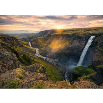 Afbeelding van Ravensburger Puzzle Scandinavian Places 12000110 Haifoss auf Island 1000 Teile für Erwachsene und Kinder ab 14 Jahren
