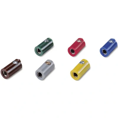 Afbeelding van Modelspoor mof 2.6 mm 100 stuk(s) Zonder dwarsgat Geel