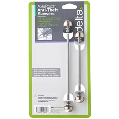 Afbeelding van Delta Spiesjes Axelrodz Quick Release Bouten Zilver