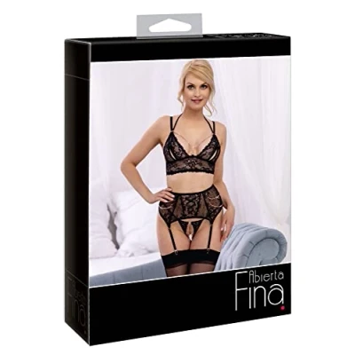 Afbeelding van Abierta Fina Bra Susper Set Zwart