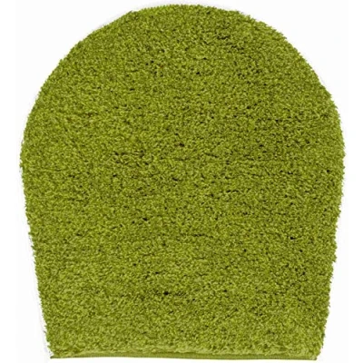Afbeelding van Grund Badmat 27 mm, Ultrazacht en absorberend, Antislip, 5 jaar garantie, MELANGE, WC deksel 47x50 cm, kiwi groen