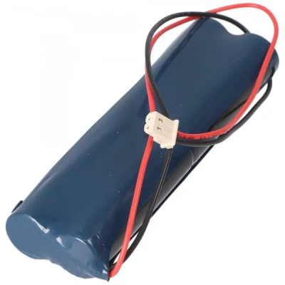 Afbeelding van Noodverlichting batterij NiMH 4.8V 1800mAh L2x2 Mignon met kabel en stekker vervangt Esylux EN10061998