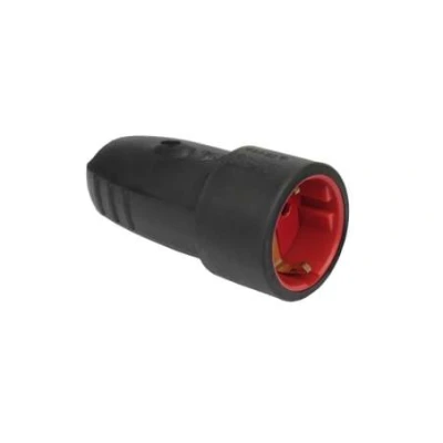 Afbeelding van Rubber contrastekker ra basic zwart