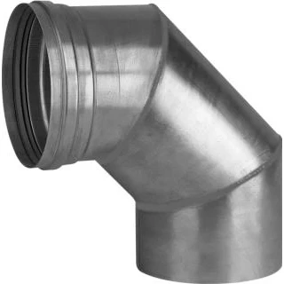 Afbeelding van Burgerhout Alu fix segmentbocht dikw.alum. Ø 110 mm 87 90
