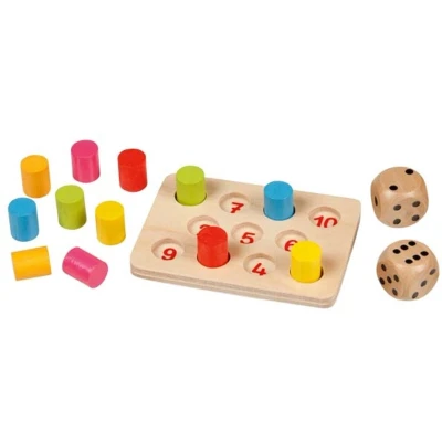 Afbeelding van Goki Hout Shut the Box Mini Spel