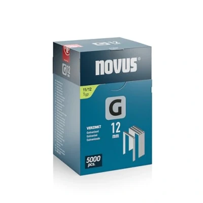Afbeelding van Novus Tools 042 0768 Nieten met plat draad Type 11 5000 stuk(s) Afm. (l x b h) 12 10.6 mm