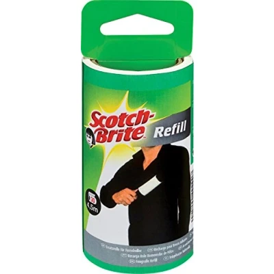 Afbeelding van Scotch Brite pluizenkleefroller navulling, 30 vellen schoonmaakartikelen