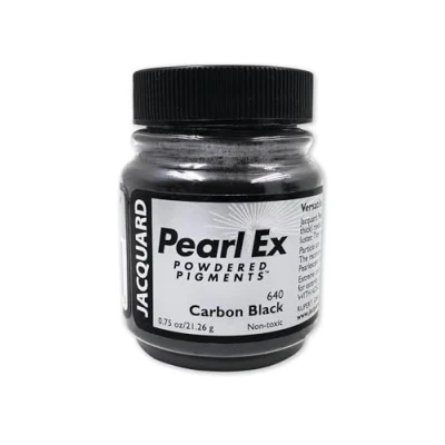 Afbeelding van Jacquard Pearl Ex Pigment 21 gr Carbon Zwart