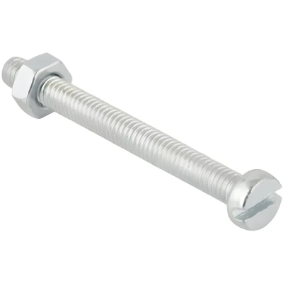 Afbeelding van Deltafix Metaalschroef R.V.S. CK + Moer M5 x 30 mm 8 stuks