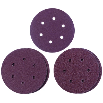 Afbeelding van kwb by Einhell Q STICK schijven 150 mm excenterschuurmachine accessoires (Ø150 mm, geschikt voor TC PE 150, verschillende korrelgroottes 2xK40, 2xK80, 1xK120)