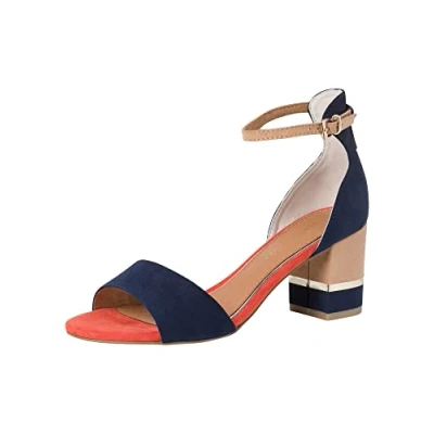 Afbeelding van MARCO TOZZI Heeled Sandal by Guido Maria Kretschmer 2 28303 42 dames, Navy Comb 2023, 40 EU