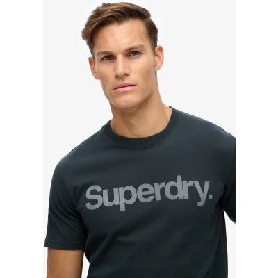 Afbeelding van Superdry Tshirt print, Heren, Maat: XXL, Eclipse navy