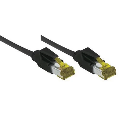 Afbeelding van Connect 850090 netwerkkabel 2 m Cat6a S/FTP (S STP) Zwart