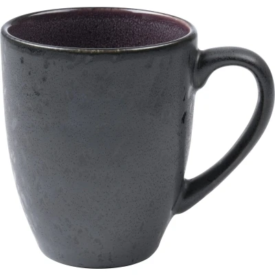 Afbeelding van Bitz Mok Gastro Zwart/lila 300 ml