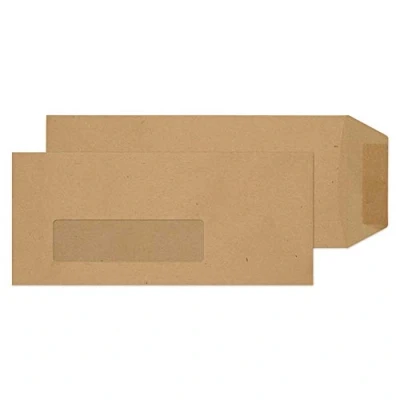 Afbeelding van Blake 13775 Manilla 1000 stuks 229 x 102 mm Window 80 g/m²