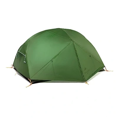 Afbeelding van Naturehike Mongar 2 Persoons 210T Ultralichte Siliconen Backpacktent voor Fietsen, Wandelen, Kamperen (210T Bos Groen)