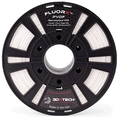 Afbeelding van 3D Xtech PVD1030750NAT FluorX™ PVDF Filament Chemisch bestendig, UV bestendig 2.85 mm 750 g Natuur, Naturel 1 stuk(s)