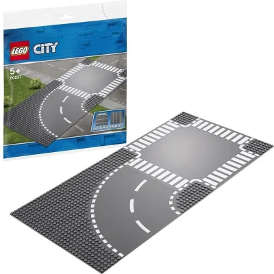 Afbeelding van LEGO City Bocht en Kruising 60237