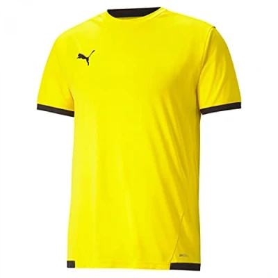 Afbeelding van Puma Teamliga Shirt Korte Mouw Kinderen Geel / Zwart Maat: 116