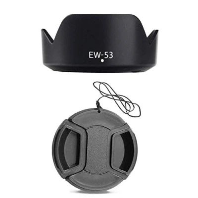 Afbeelding van Komet Lenskap en kap voor Canon EOS M100 M50 M6 M10 met EF M 15 45mm f/3.5 6.3 is STM lens vervangt EW 53 (1 +1 dop)