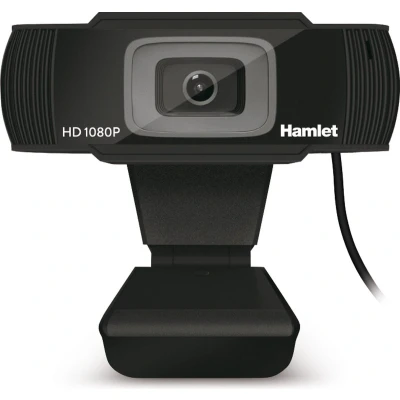 Afbeelding van Hamlet HWCAM1080 webcam 2 MP 1920 x 1080 Pixels USB 2.0 Zwart