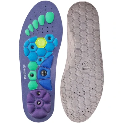 Afbeelding van Magnetische massage Zolen Unisex Ondersteuning van de voetboog Werkschoenen Acupressuur Platvoeten Knipbaar Verdeel voetdruk EU 44 47
