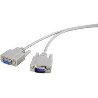 Afbeelding van Renkforce Verlengkabel Serieel [1x D sub stekker 9 polig 1x bus polig] 10.00 m Beige