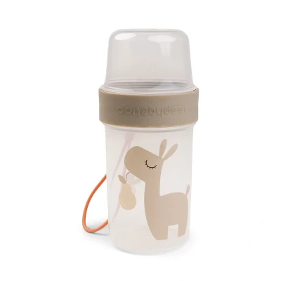 Afbeelding van Done By Deer Snackbeker To Go 2 Way Container Lalee Sand