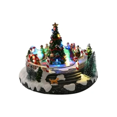 Afbeelding van Kerstversiering Home ESPRIT Multicolour Muzikaal 25 X 24 18 cm