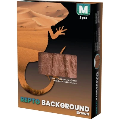 Afbeelding van Repto Background Brown Terrarium Achterwand 76x60x3,5 cm
