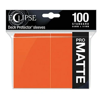 Afbeelding van Eclipse Matte Deck Protectors Pumpkin Orange (100 stuks)