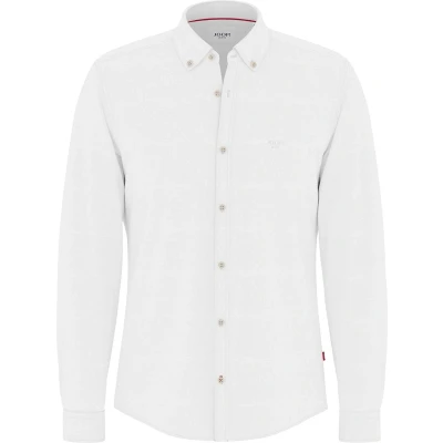 Afbeelding van Joop! Heren Overhemd 130Haven3 regular fit Wit L Volwassenen